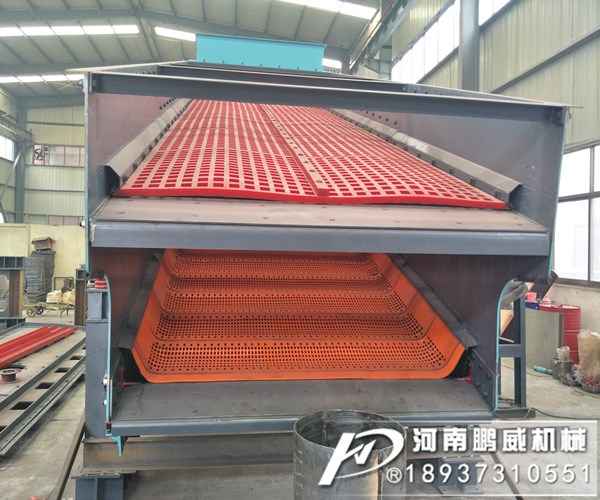 塊煤篩選時篩網堵塞用馳張篩可以有效的解決